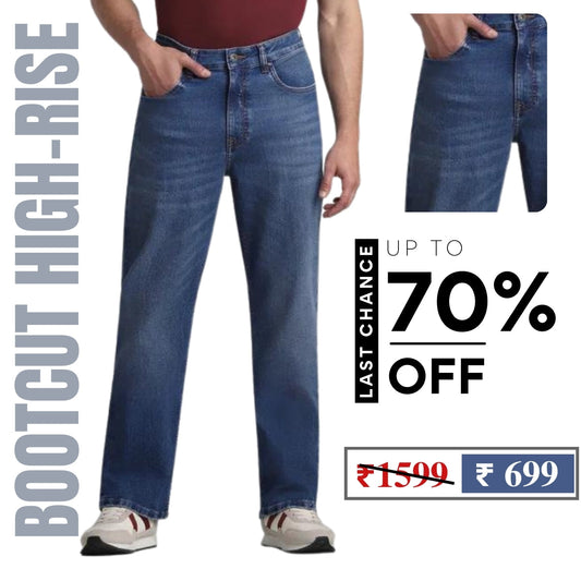 Men's Jeans - Regular Fit Straight Leg Jeans - Comfort Stretch Denim Jeans for Men